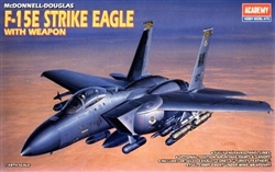 ACADEMY 1/48 McDonnell-Douglas F-15E STRIKE Eagle with Weapon