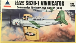 Accurate Miniatures 1/48 U.S. Navy Bomber SB2U-1 Vindicator Commander Air Group USS Ranger (CV4)