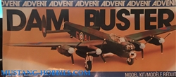 ADVENT 1/72 DAM BUSTER Avro Lancaster Bomber
