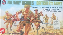 AIRFIX 1/32 Multipose Figures British 8th Army