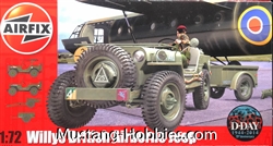 AIRFIX 1/72 Willys British Airborne Jeep D-Day 1944-2014 70th Anniversary