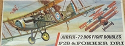 AIRFIX 1/72 DOG FIGHT DOUBLES F2B & FOKKER DR1