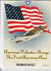 Aero Master Decals 1/48 AMERICAN VOLENTEER GROUP THE FIRST AMERICAN ACES