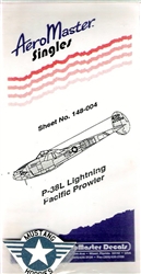 Aero Master Singles 1/48 P-38L LIGHTNING PACIFIC PROWLER