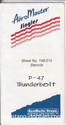 Aero Master Singles 1/48 p-47 thunderbolt stencil