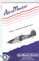 Aero Master Decals 1/48 FOREIGN HURRICANES PART 2