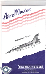 Aero Master Decals 1/48 ISRAELI FALCONS
