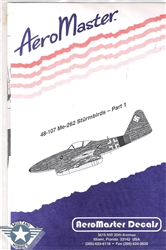 Aero Master Decals 1/48 Me-262 STURMBIRDS PART 1