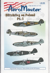 Aero Master Decals 1/48 BLITZKRIEG ON POLAND PART I