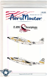 Aero Master Decals 1/48 F-89C SCORPIONS PART I1