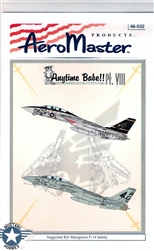 Aero Master Decals 1/48 ANYTIME BABE!! PART VIII F-14 TOMCATS