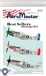 Aero Master Decals 1/48 BEST SELLERS P-51 MUSTANGS PART 1