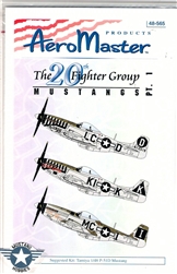 Aero Master Decals 1/48 THE 20tH FIGHTER GROUP MUSTANGS PART I