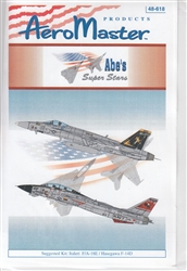 Aero Master Decals 1/48 ABE'S SUPER STARS F-18/F-14