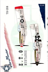 Aero Master Decals 1/72 E.T.O. MUSTANGS