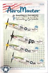 Aero Master Decals 1/72 SOUTHERN EUROPEAN MUSTANGS PART 2