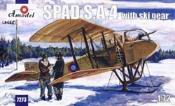 AMODEL 1/72 Spad S.A.4 with ski gear