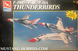 AMT/ERTL 1/72 F-100D / F-4E / F-16A Thunderbirds