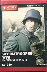 ANDREA MINIATURES 165MM 1/10 STORMTROOPER WWI GERMAN SOLDIER 1916