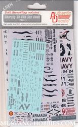AUTHENTIC DECALS 1/48 SIKORSKY SH-60B SEAHAWKS PAET 1