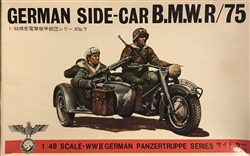 BANDAI 1/48 German Side-Car B.M.W. R/75