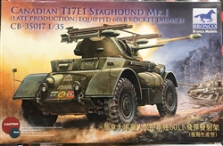 BRONCO MODELS 1/35 Canadian T17E1 Staghound Mk.I (Late Production with 60LB Rocket Launchers)
