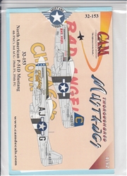 CAM DECALS 1/32 THOROUGHBRED MUSTANGS