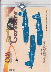 CAM DECALS 1/48 DEADLY CORSAIRS