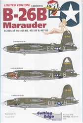CUTTING EDGE 1/48 B-26 MARAUDER OF THE 450 BS, 452 BS & 497 BS