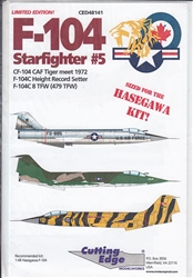 CUTTING EDGE 1/48 F-104 STARFIGHTER #5