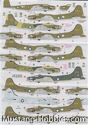 DK DECALS 1/72 B-17 FLYING FORTRESS IN THE PACIFIC
