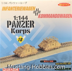Dragon 1/144 Panzer Korps Infanteriewagen + Kommandowagen