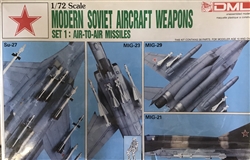 Dragon 1/72 Modern Soviet Aircraft Weapons Set 1: Air to Air Missiles