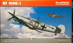 EDUARD 1/48 Messerschmitt Bf 109E-1 ProfiPACK Edition
