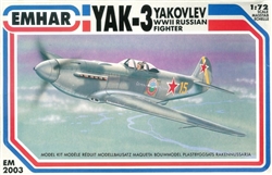 EMHAR 1/72 Yakovlev Yak-3 WWII Russian Fighter