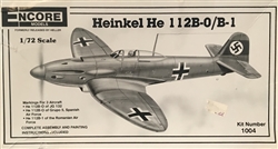 ENCORE MODELS 1/72 heinkel He 112B-0/B-1