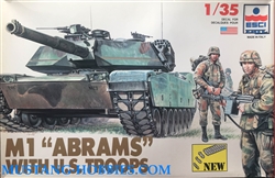 ESCI/ERTL 1/35 M1 Abrams with US Troops