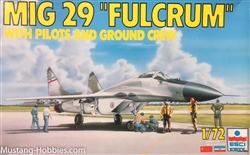 ESCI 1/72 Mig 29 "Fulcrum" with Pilots and Ground Crew
