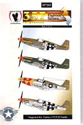 Eagle Strike Productions 1/72 357th FIGHTER GROUP P-51 SET 2 OF 5