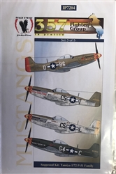 Eagle Strike Productions 1/72 357th FIGHTER GROUP P-51 SET 3 OF 5
