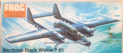 FROG 1/72 NORTHROP BLACK WIDOW P-61