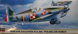 HASEGAWA 1/72 Morane Saulier M.S.406 Polish Air force
