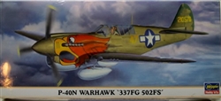 HASEGAWA 1/72 P-40N Warhawk 337FG 502FS