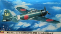HASEGAWA 1/48 Mitsubishi A6M5 Zero Fighter Zeke Type 52 Sipan Island