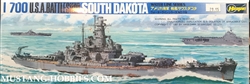 HASEGAWA 1/700 USS  Battleship South Dakota