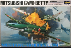HASEGAWA 1/72 Mitsubishi G4M1 (Betty) w/Ohka Bomb