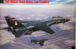 HASEGAWA 1/72 F-14A Tomcat Black Bunny low Visibility
