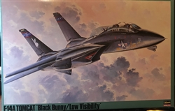 HASEGAWA 1/48 F-14A TOMCAT "Black Bunny / Low Visibility"