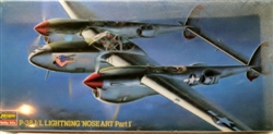 HASEGAWA 1/72 P-38J/L lightning nose Art part 1
