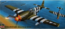 HASEGAWA 1/72 P-51B Mustang Malcolm Hood